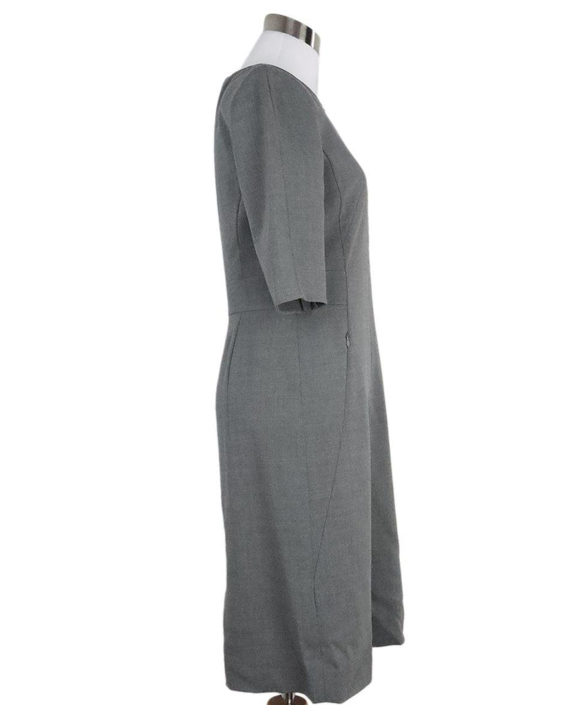 Akris Grey Wool Dress sz 6 - Michael's Consignment NYC