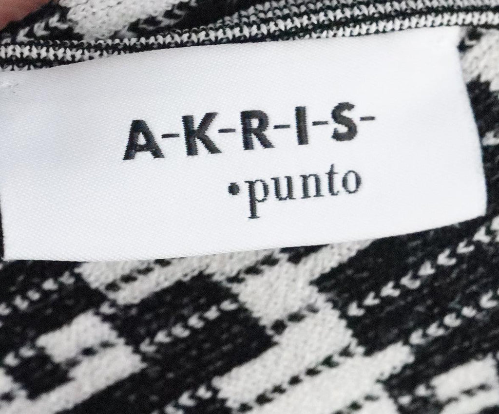 Akris Punto Black & White Print Dress Set sz 8 - Michael's Consignment NYC