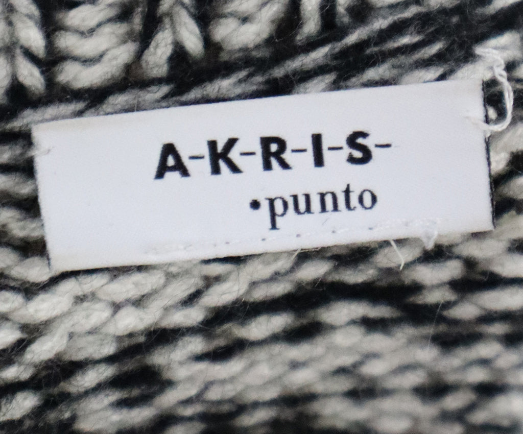 Akris Punto B&W Wool Cardigan 3