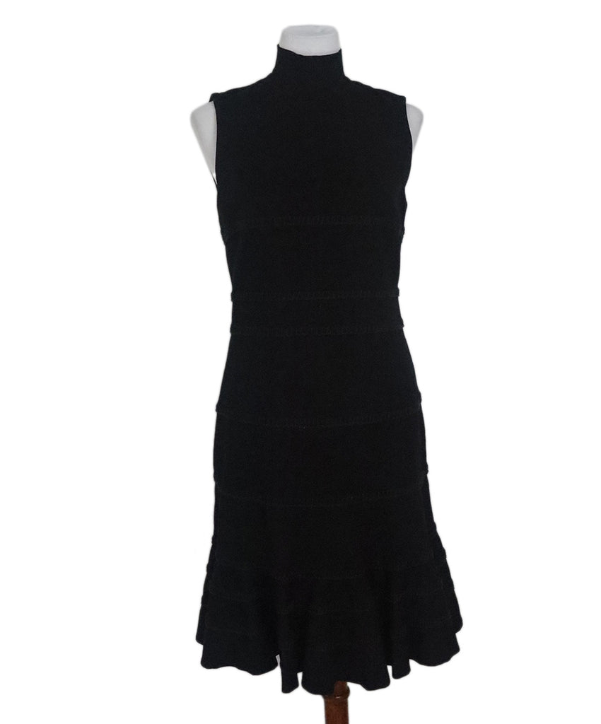 Akris Punto Black Knit Sleeveless Dress 