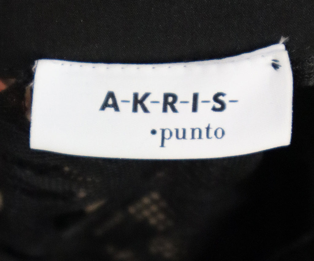 Akris Punto Black Velvet Cutwork Jacket sz 10 - Michael's Consignment NYC