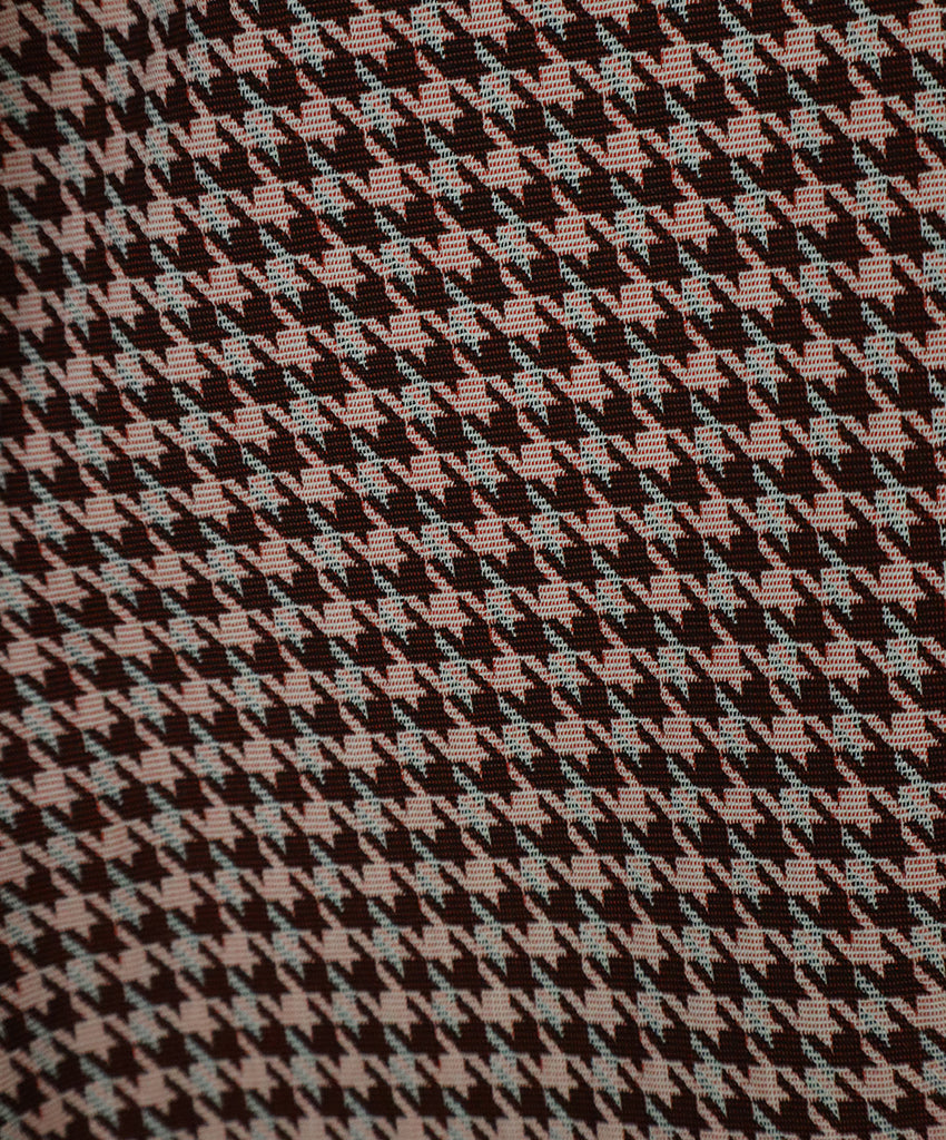 Akris Punto Brown & Pink Herringbone Pants 3