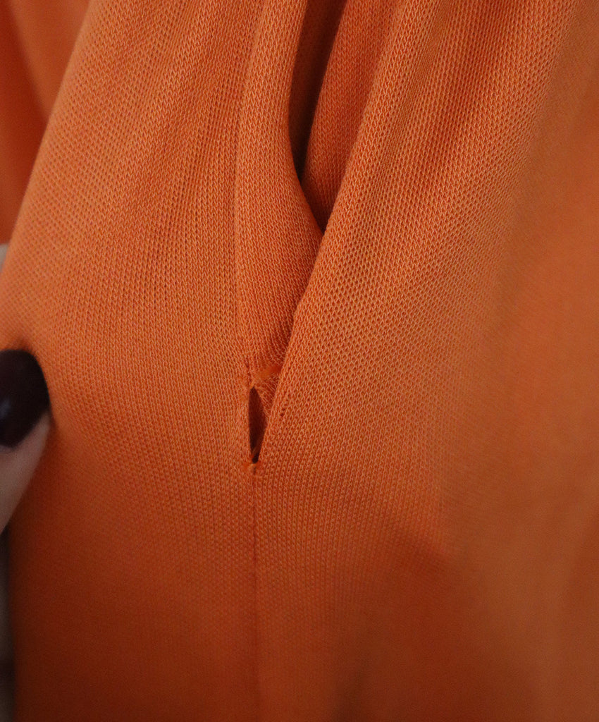 Akris Punto Orange Pleated Dress sz 4 - Michael's Consignment NYC