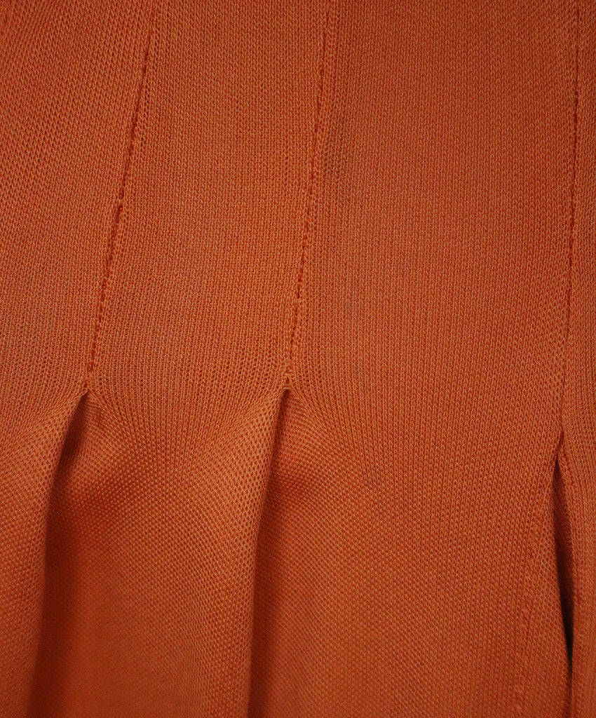 Akris Punto Orange Pleated Dress sz 4 - Michael's Consignment NYC
