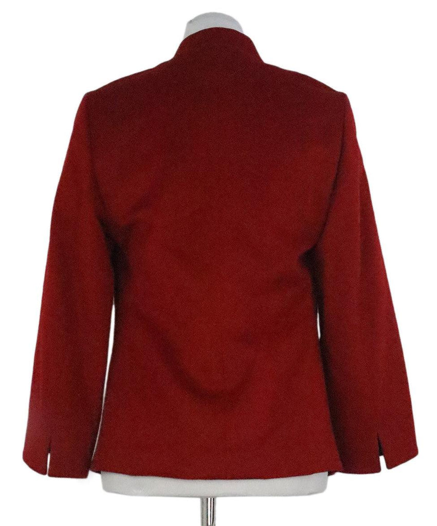 Akris Punto Red Wool Jacket 2