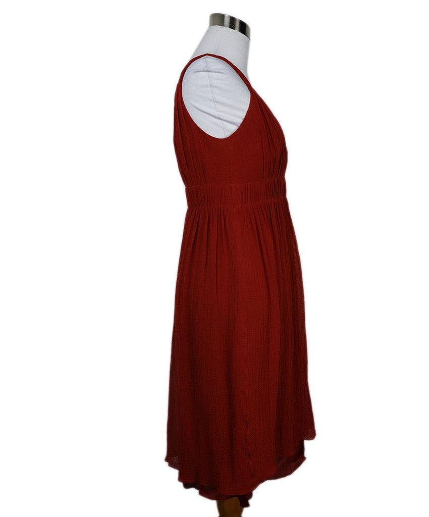 Akris Red Cotton & Silk Dress sz 4 - Michael's Consignment NYC