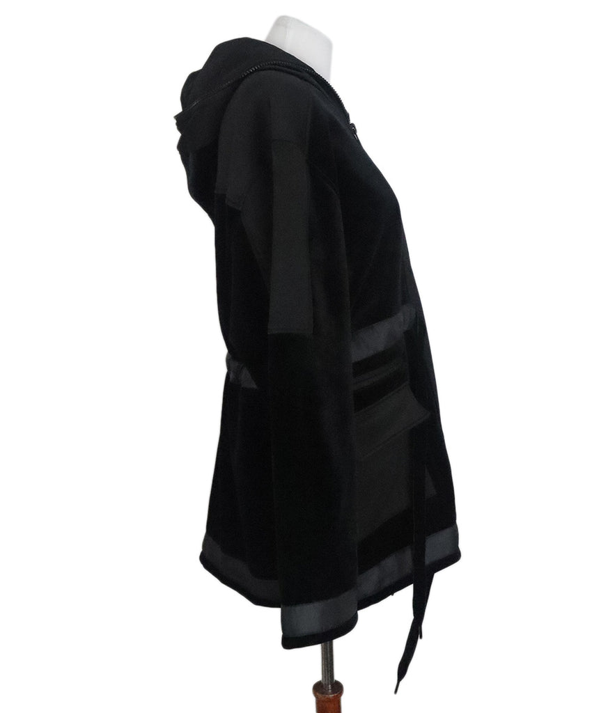 Alala Black Velvet Coat 1