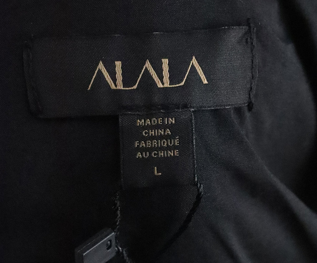 Alala Black Velvet Coat 3