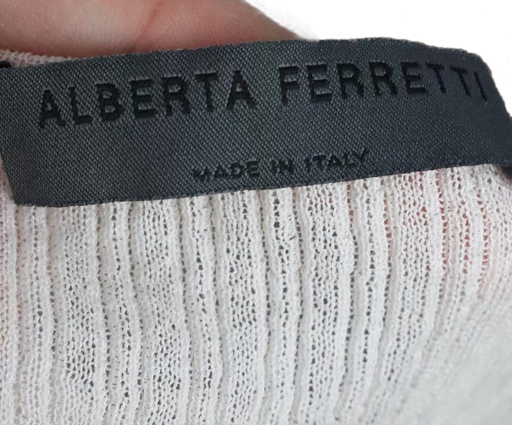 Alberta Ferretti Ivory Sweater Set sz 2 - Michael's Consignment NYC