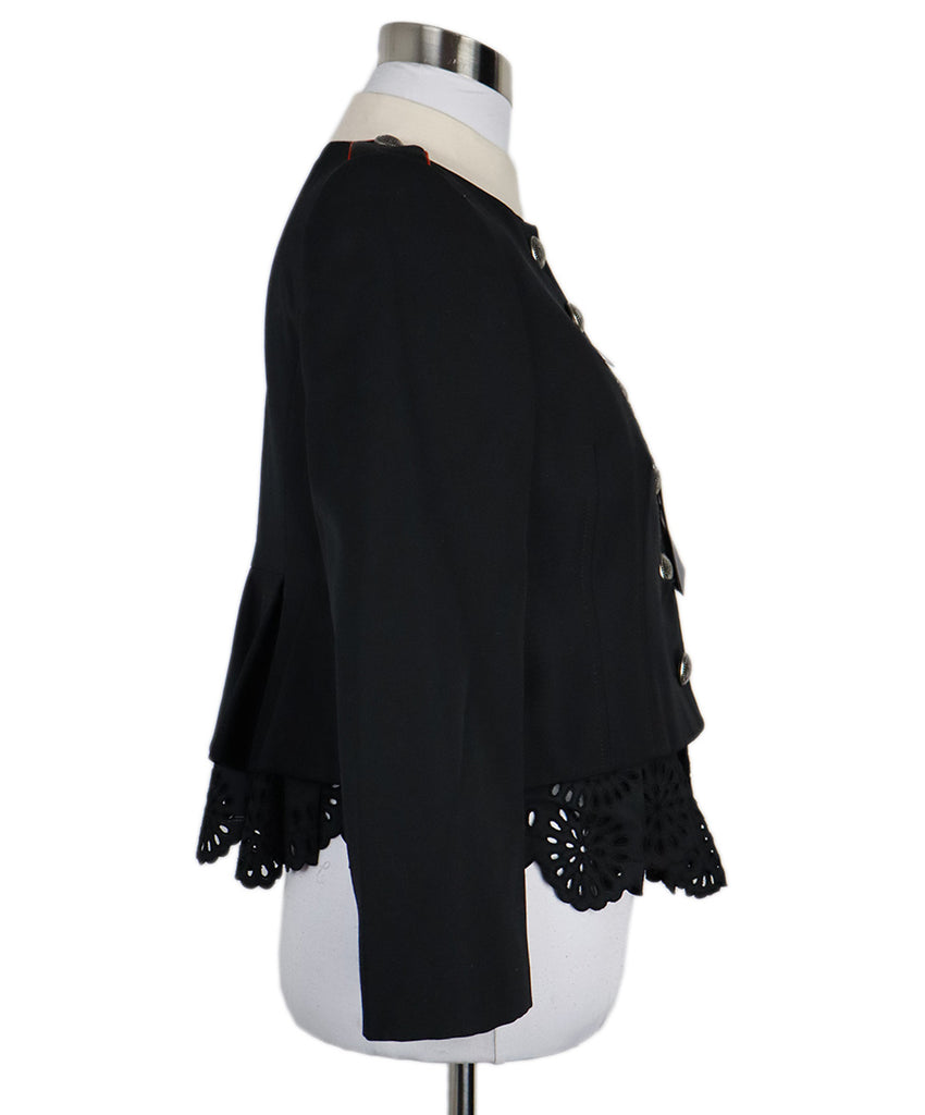 Alexander McQueen Black Red & White Blazer 1