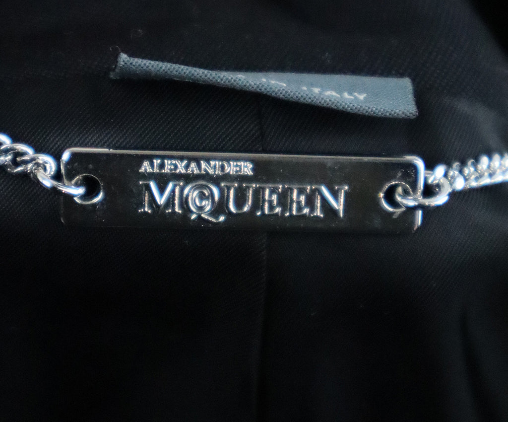 Alexander McQueen Black Red & White Blazer 3