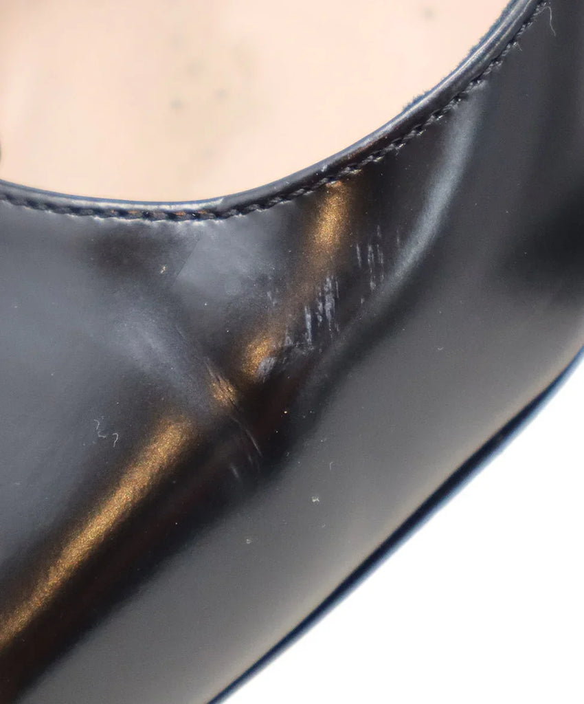 Alexander McQueen Black & Silver Spike Heels sz 7 - Michael's Consignment NYC