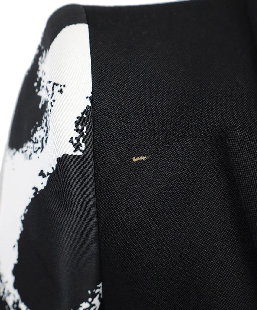 Alexander McQueen B&W Wool Blazer sz 0 - Michael's Consignment NYC