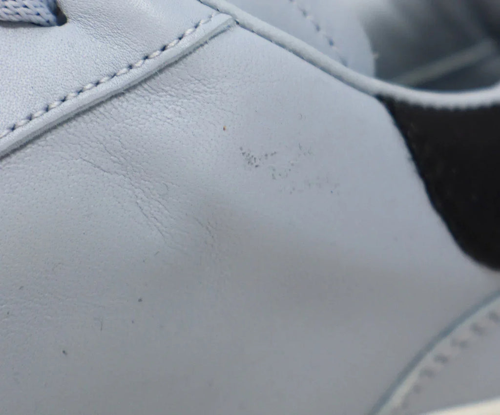 Alexander McQueen Blue & Black Leather Platform Sneakers sz 7 - Michael's Consignment NYC