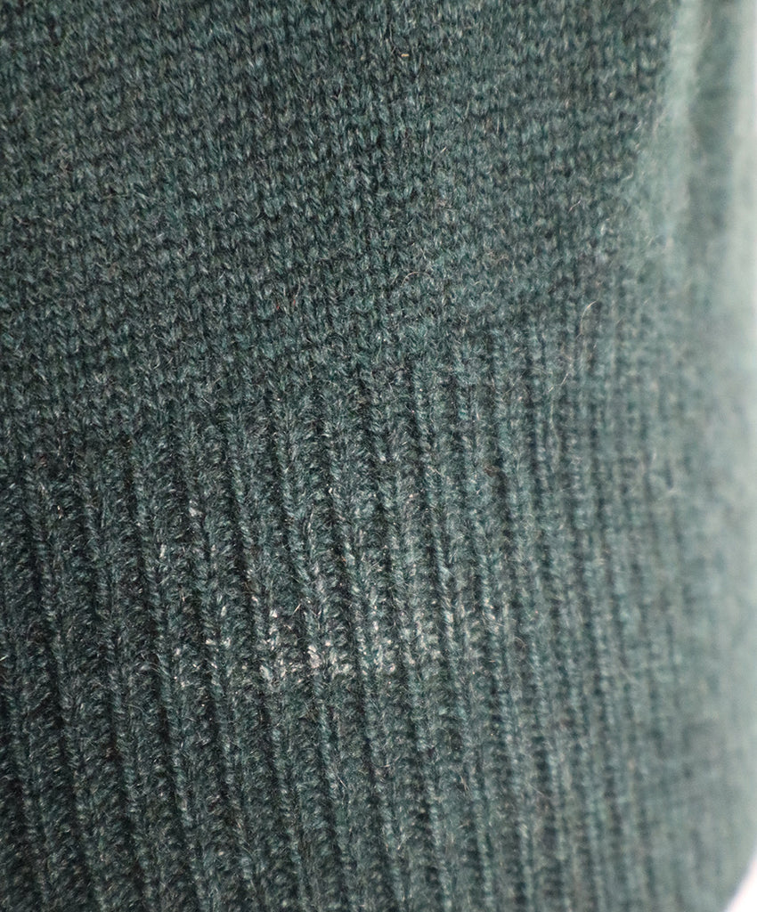 Alexander McQueen Green Cashmere Cardigan 5