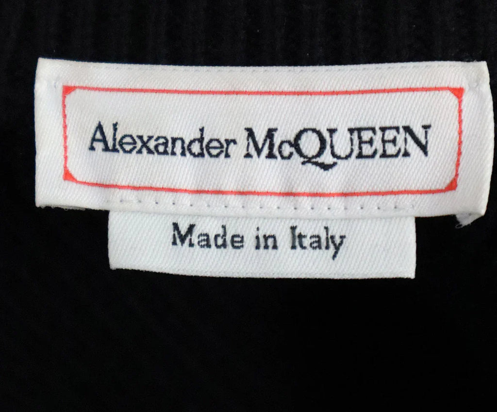 Alexander McQueen Black Wool Embellishment Sweater sz 0 - Michael's Consignment NYC