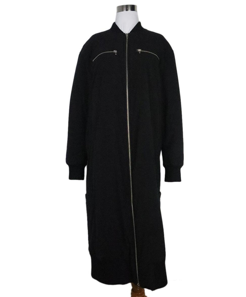 Alexander Wang Long Black Coat sz 6 - Michael's Consignment NYC