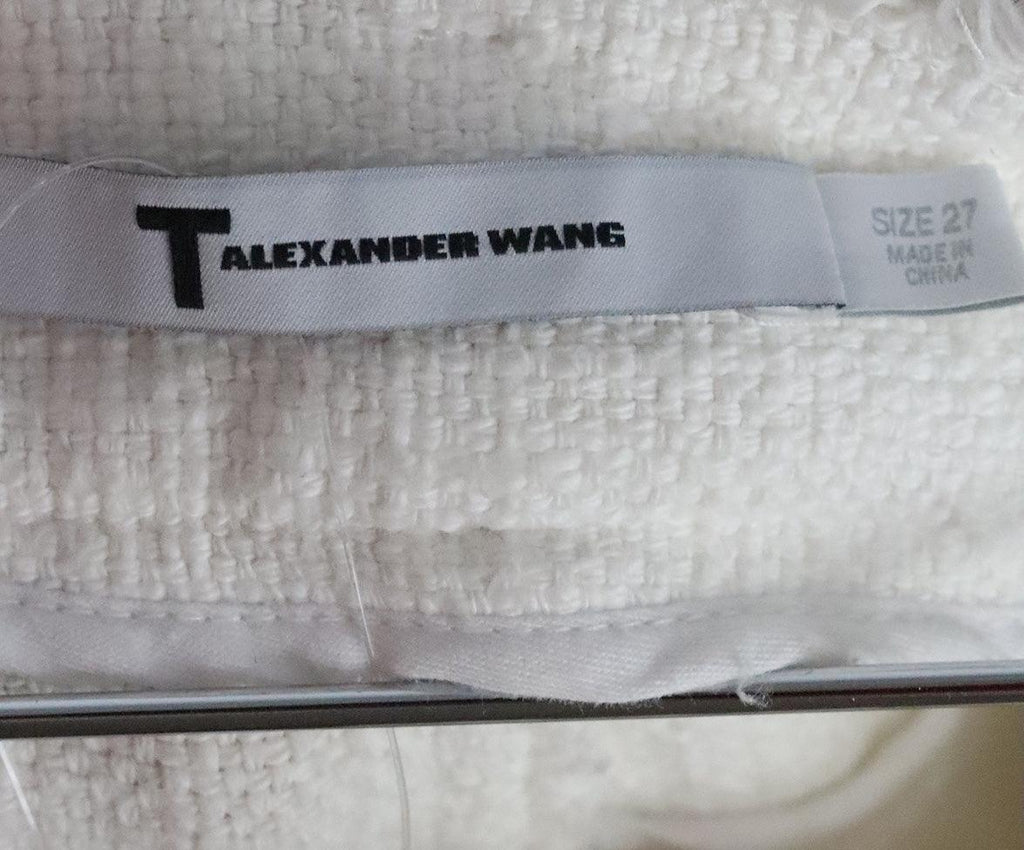 Alexander Wang White Tweed Pants 2