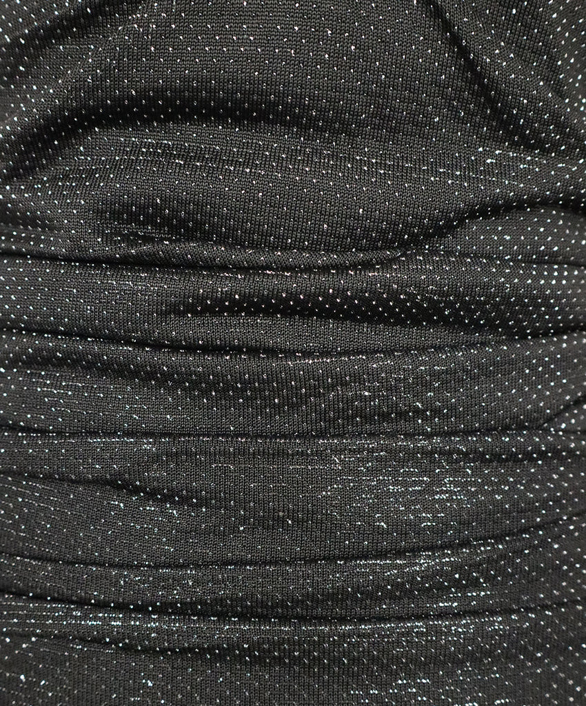 Alexandre Vauthier Black & Silver Ruched Dress 5