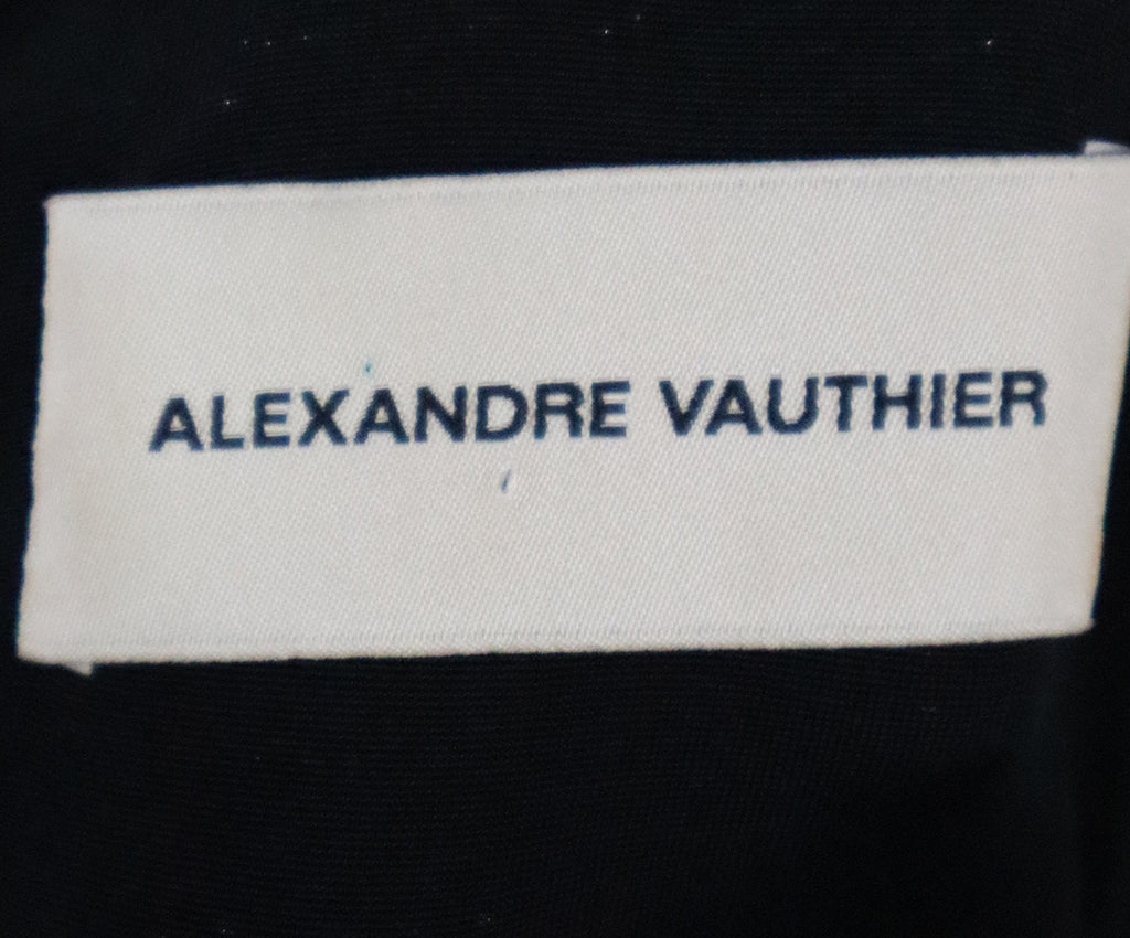 Alexandre Vauthier Black & Silver Ruched Dress 3