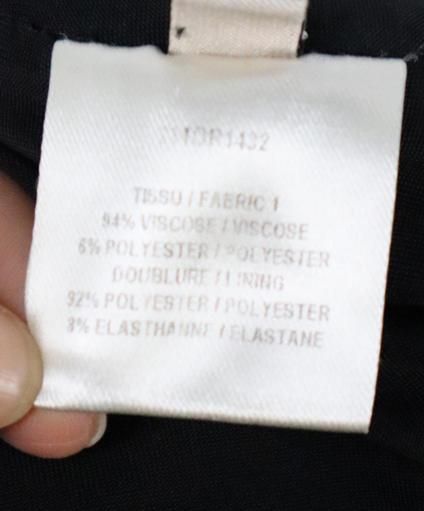 Alexandre Vauthier Black & Silver Ruched Dress 4