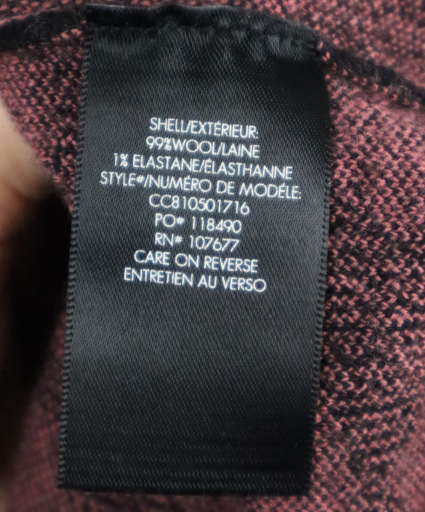 Alice + Olivia Black & Pink Leopard Print Wool Sweater 4