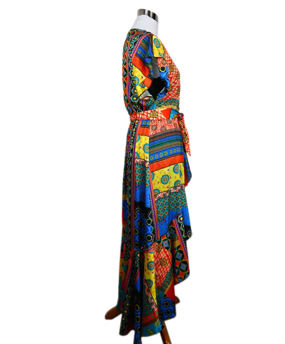 Alice + Olivia Multi Print Dress sz 4 l Michael's Luxury Consignment –  Michael's Consignment NYC