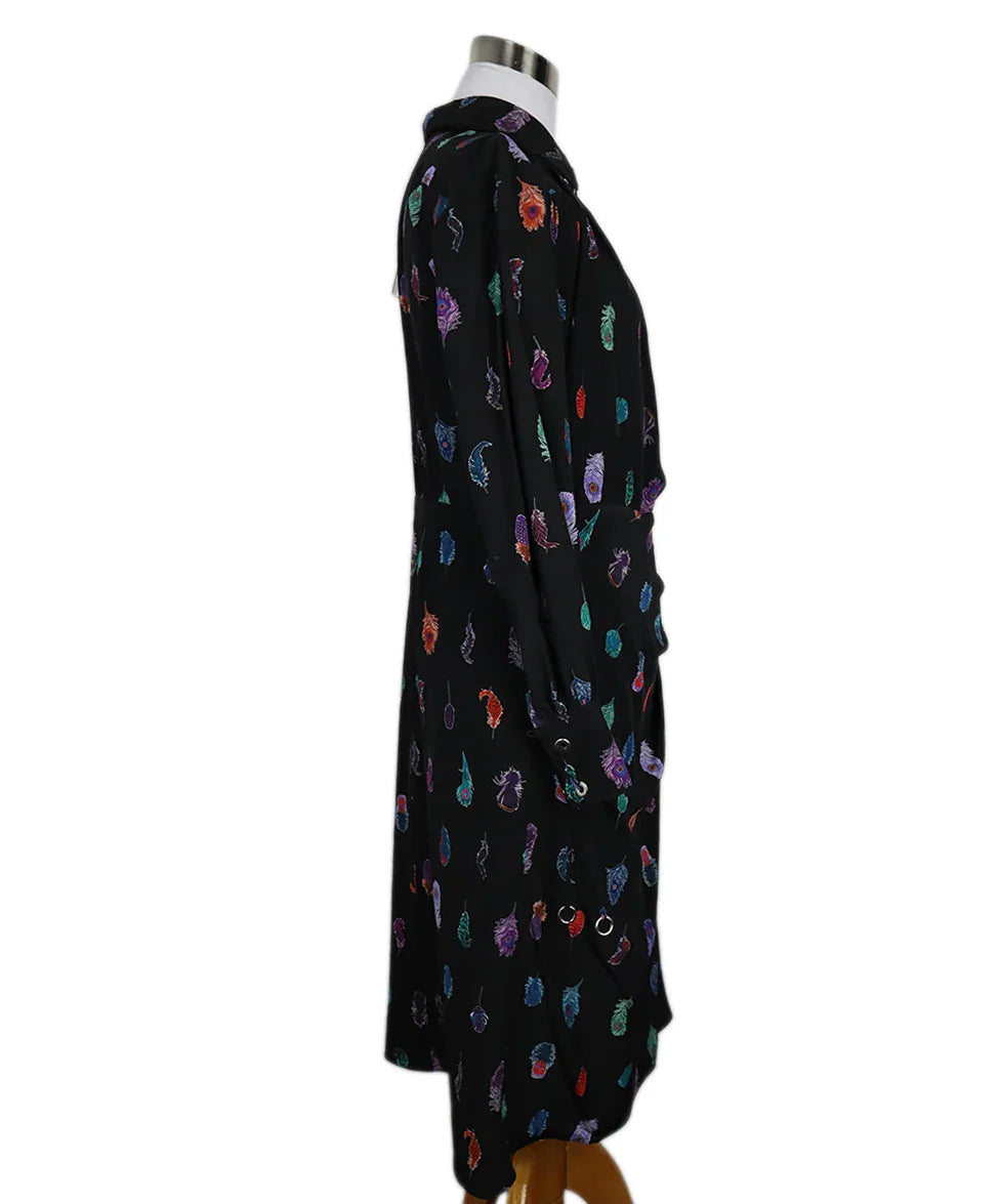 blue dress for baby girl Altuzarra Black & Multicolor Print Silk Dress sz 6 l Michael's Luxury  Consignment – Michael's Consignment NYC