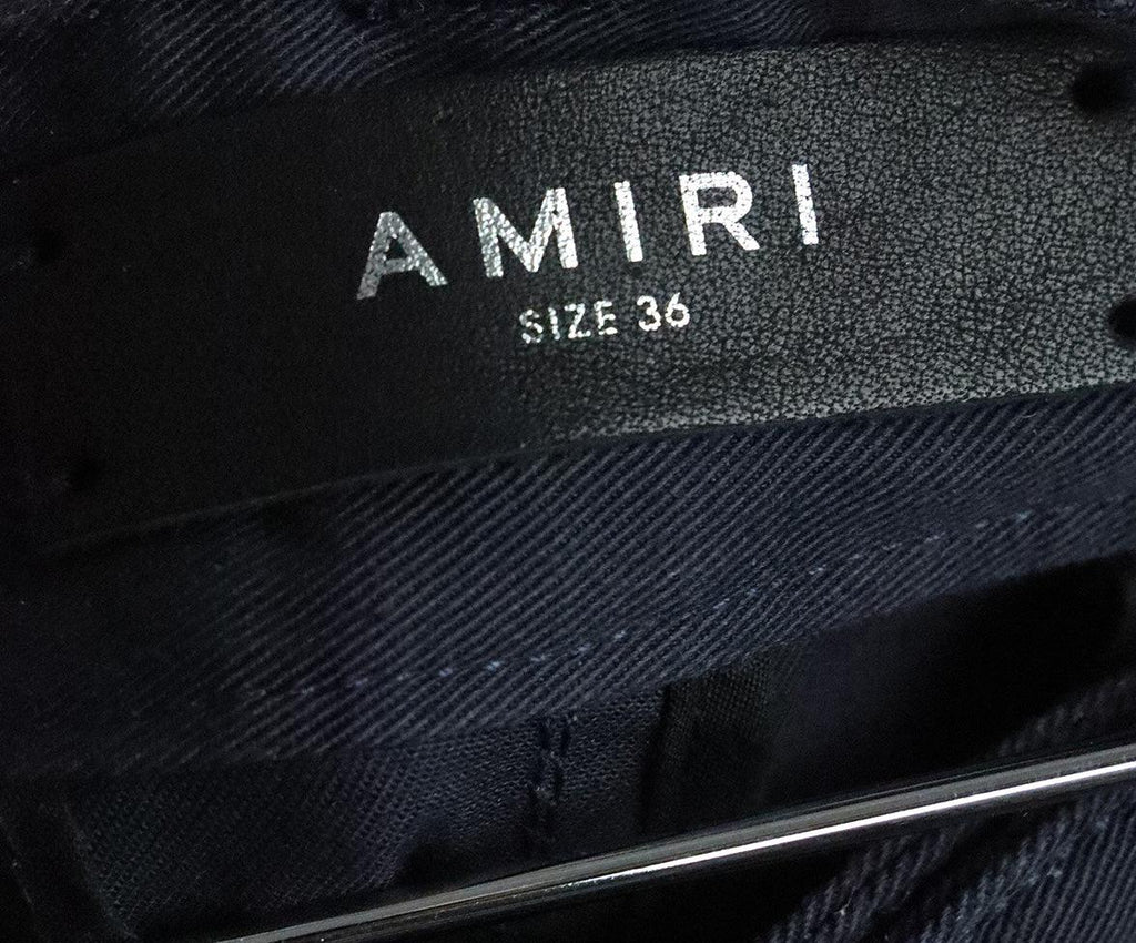 Amiri Navy Cotton Pants 2