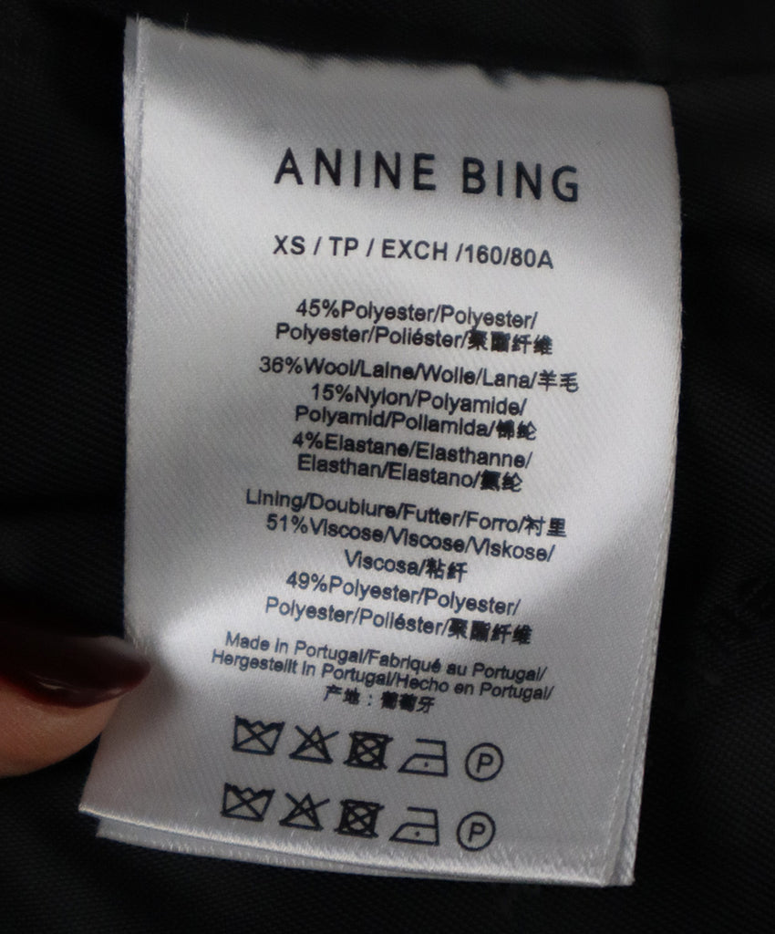 Anine Bing Black Wool Blazer 4