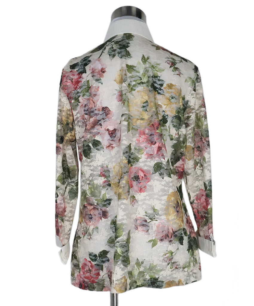 Anne Fontaine Floral Print Lace Top 2