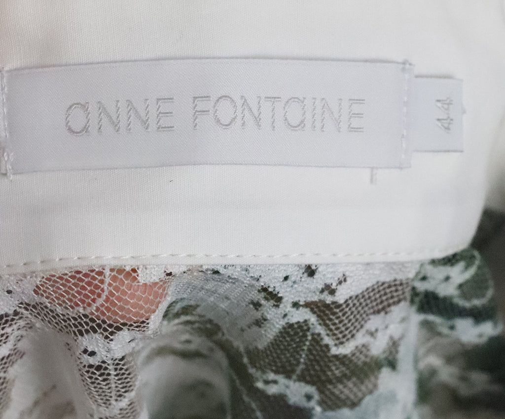 Anne Fontaine Floral Print Lace Top 3