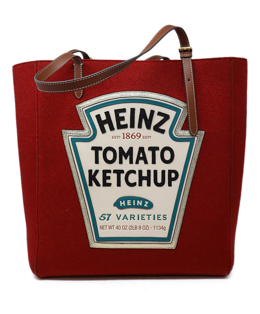 Anya Hindmarch Heinz Ketchup Felt Tote 