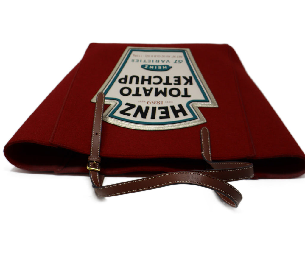 Anya Hindmarch Heinz Ketchup Felt Tote 4