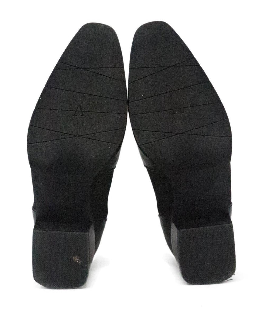 Aquatalia Black Leather Booties sz 9.5 - Michael's Consignment NYC