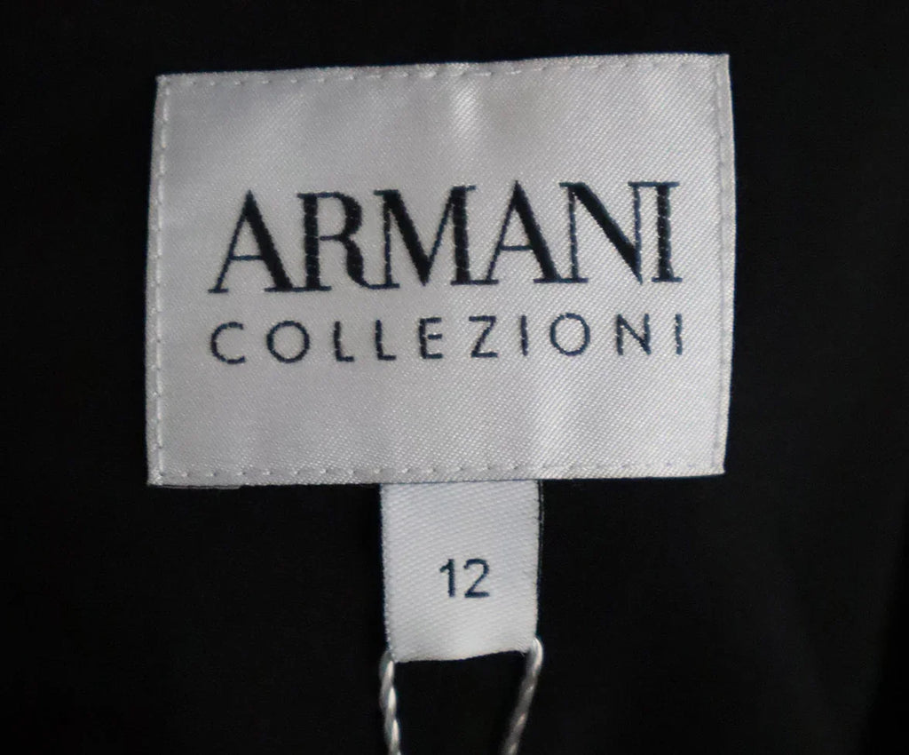 Armani Collezioni Black Pleated Wool Blazer sz 12 - Michael's Consignment NYC