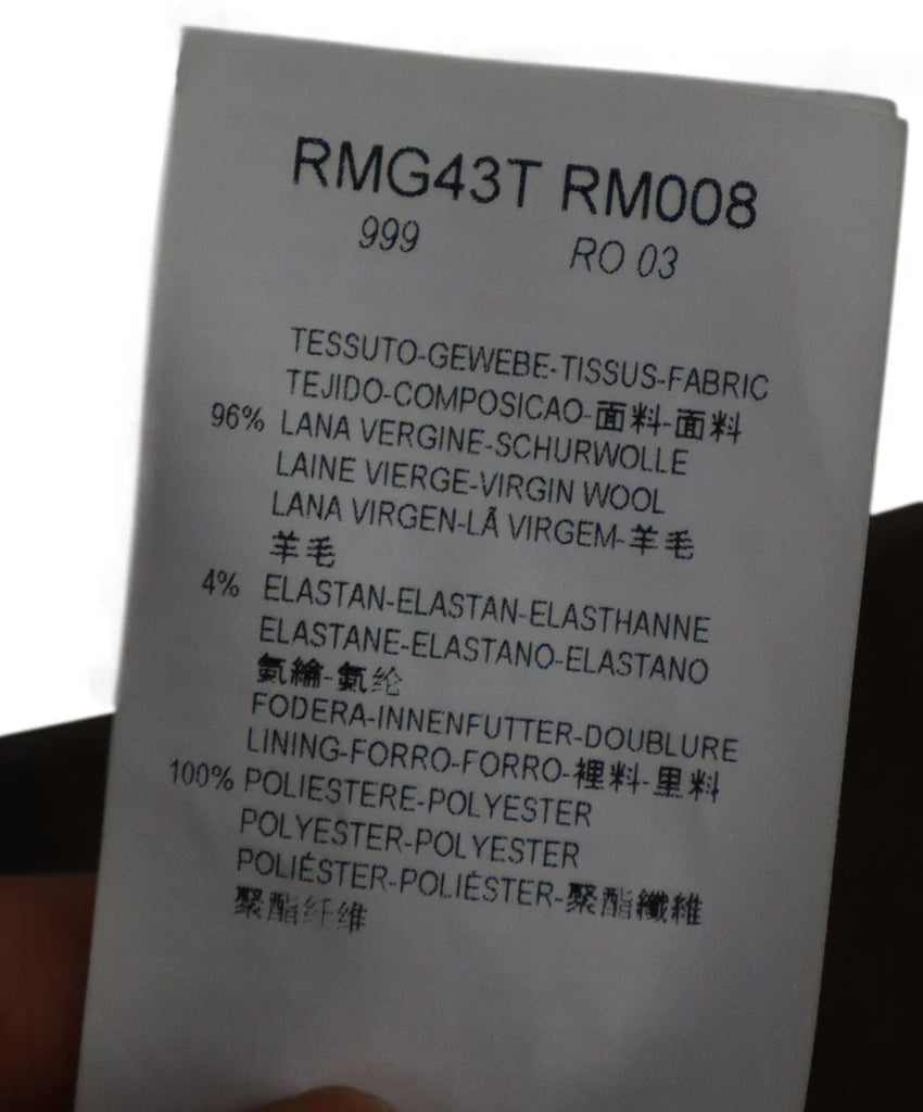 Armani Collezioni Black Pleated Wool Blazer sz 12 - Michael's Consignment NYC