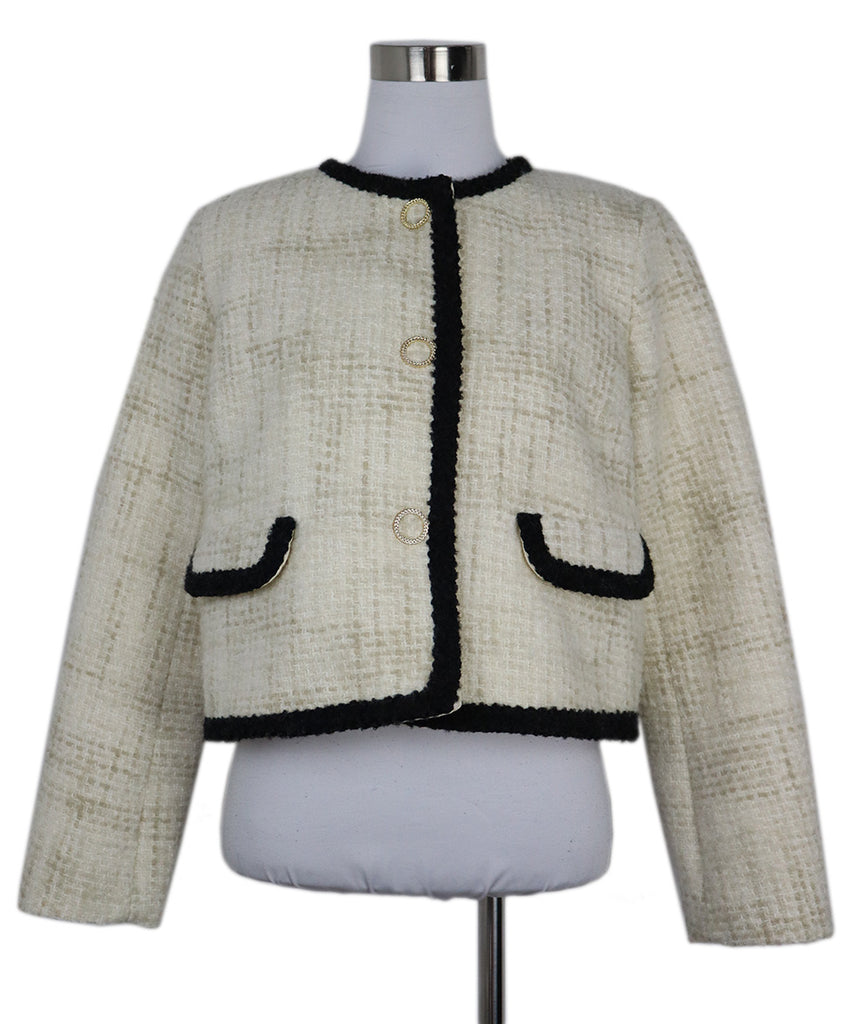 Ba&sh B&W Tweed Jacket 