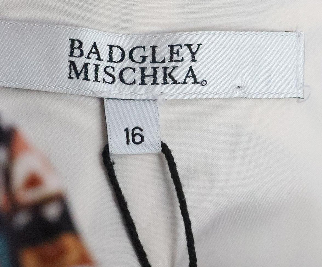 Badgley Mischka Multicolor Print Dress sz 16 - Michael's Consignment NYC