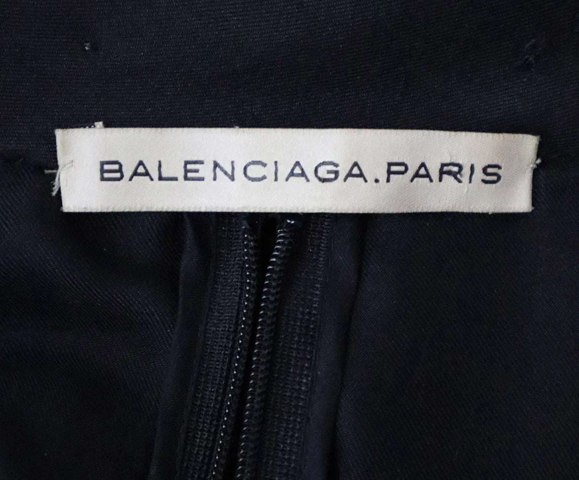 Balenciaga Black Silk Dress sz 4 Balenciaga Black Silk Dress sz 4