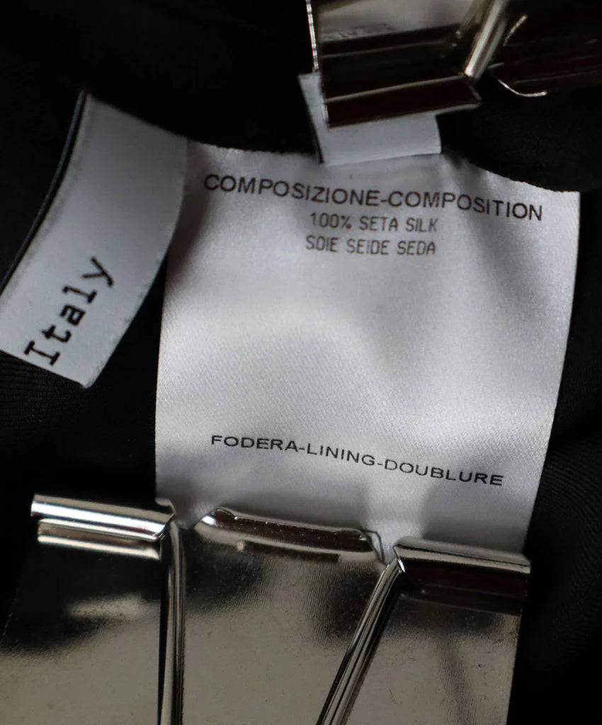 Balenciaga Black Silk Dress sz 4 - Michael's Consignment NYC