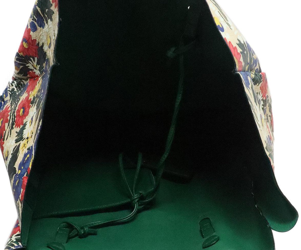 Balenciaga Multicolor Floral Print Leather Tote - Michael's Consignment NYC