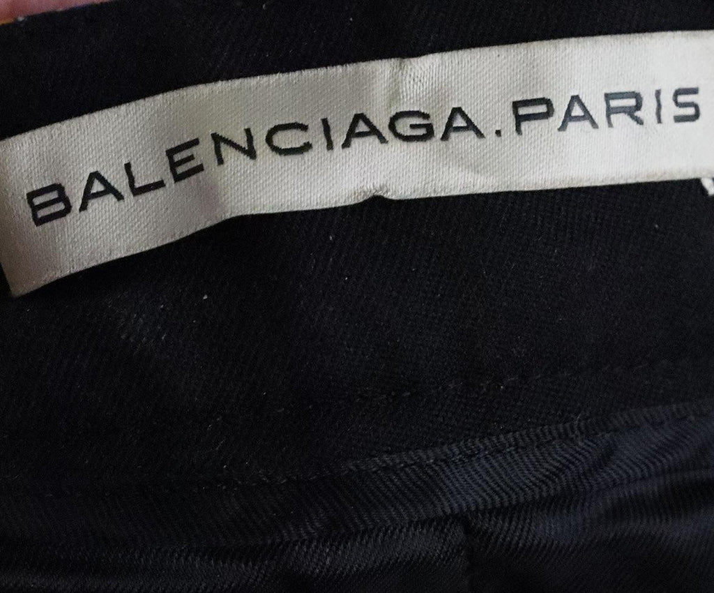 Balenciaga Black Multicolor Print Pants sz 4 - Michael's Consignment NYC