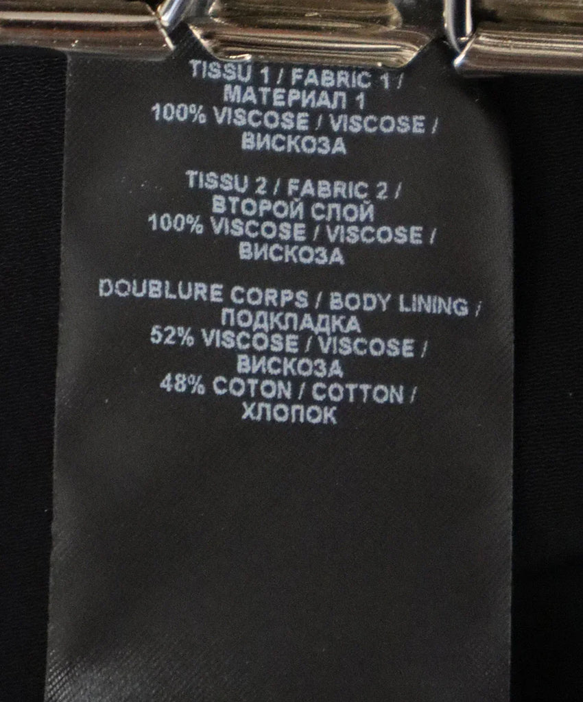 Balmain B&W Crepe Evening Dress sz 4 - Michael's Consignment NYC