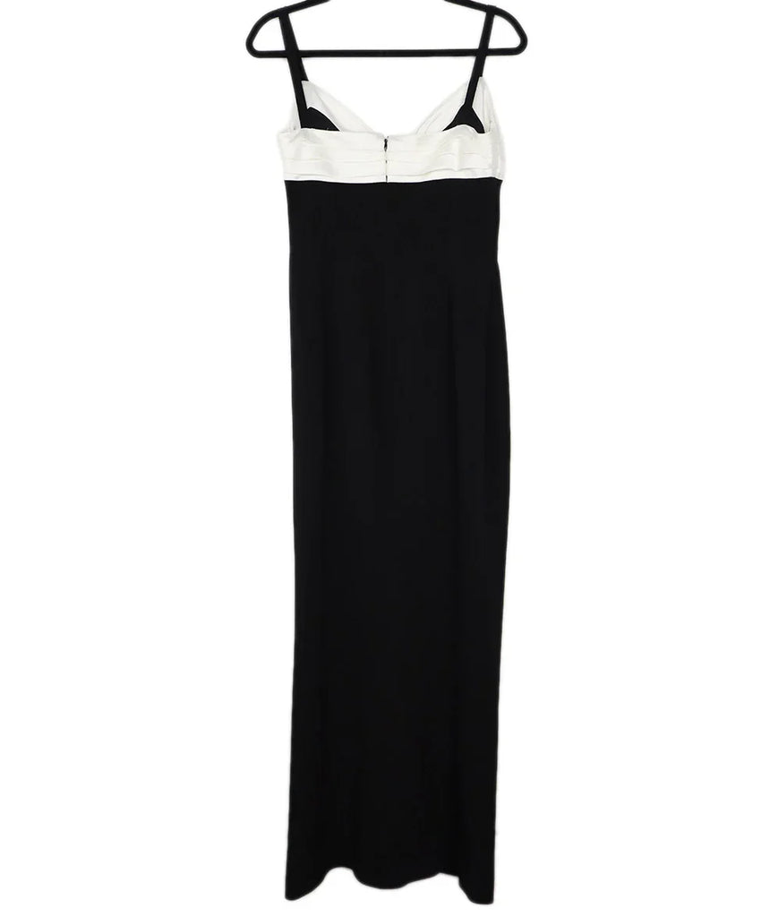 Balmain B&W Crepe Evening Dress sz 4 - Michael's Consignment NYC