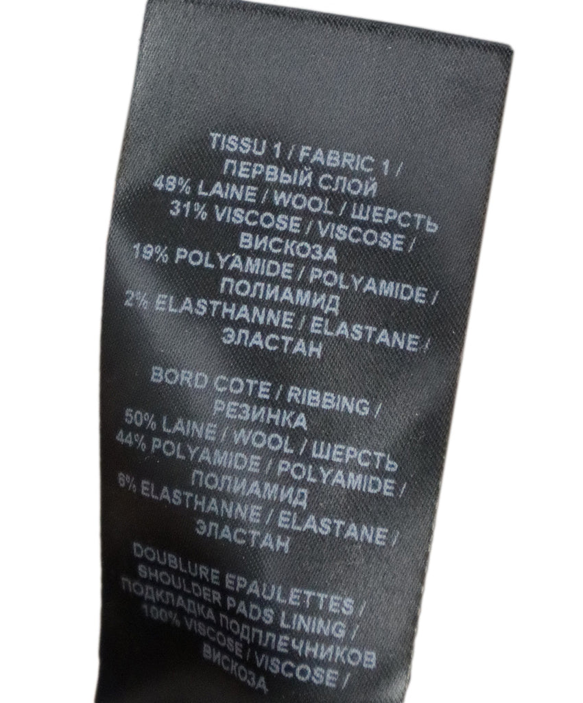 Balmain Blue Monogram Print Turtleneck 4