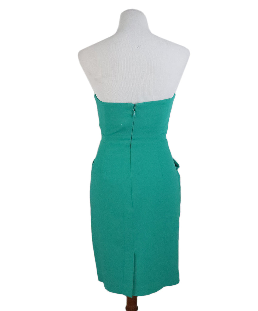 BCBG Green Strapless Dress 2