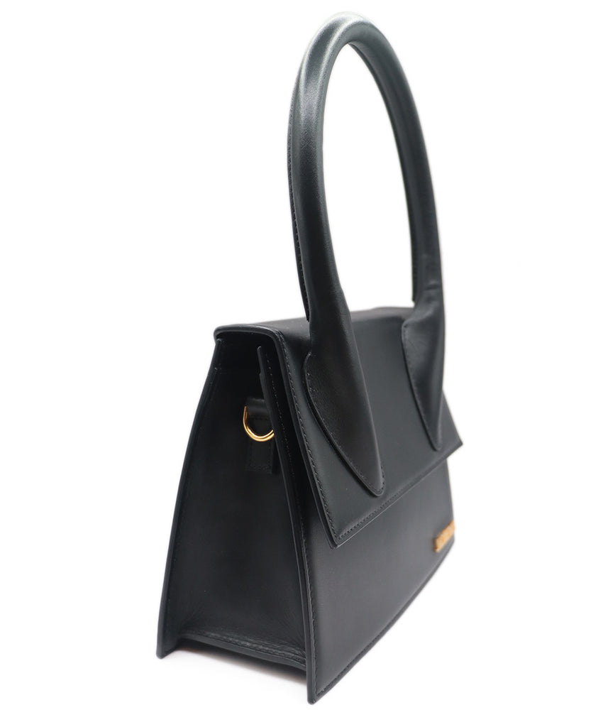 Jacquemus Le Grand Chiquito Black Leather Handbag 1