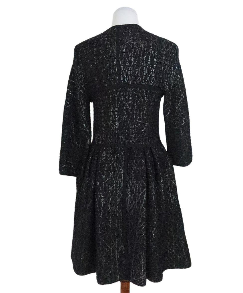 Chanel Black Knit Wool Dress sz 6 - Michael's Consignment NYC