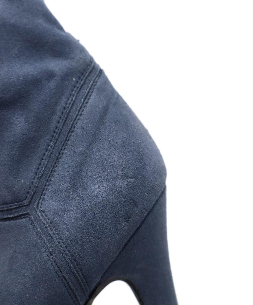 Stella McCartney Blue Grey Vegan Leather Boots 7